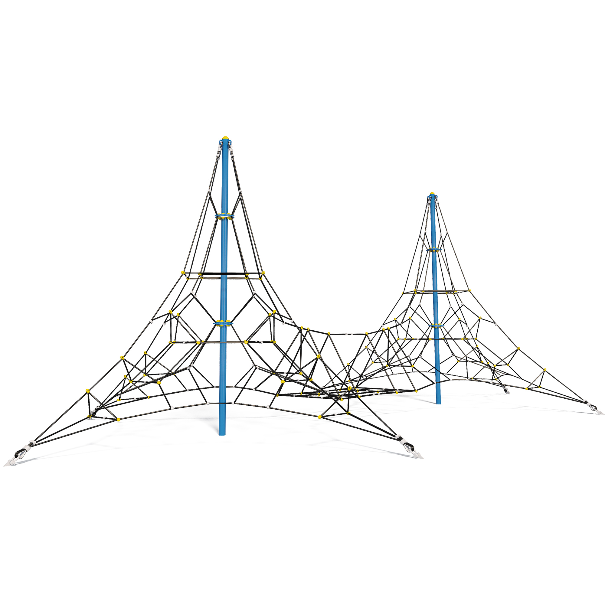 Ropes Ramps Pyramids Rope pyramid 8 lines 4m SE771.8 - play.interatletika.com