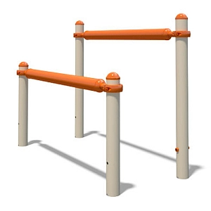 Parallel bars - abdominals S834.4