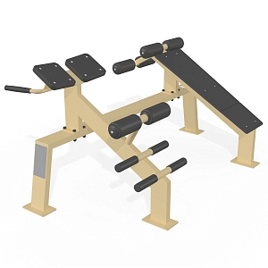 Hyperextension with reverse bench for abdominals Interatletika KF816.2-13-S