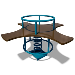 Spring toy for 4 children T215-PE