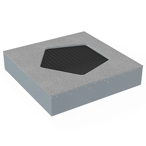 Trampoline “Pentagon” built-in with coating InterAtletika LK904-L-PU