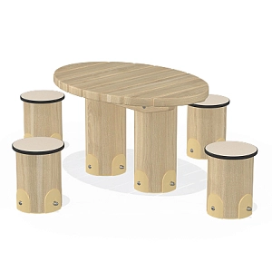 Table with Tree Stubs LW701