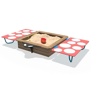 Sandbox with protection boards Sun T314-RC