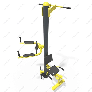 Horizontal Bar-Support for Abdominal Muscles-Hip Extension SE117-125-126