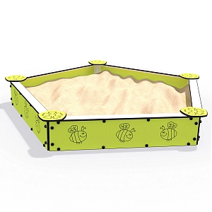 Pentagonal sandbox TE339