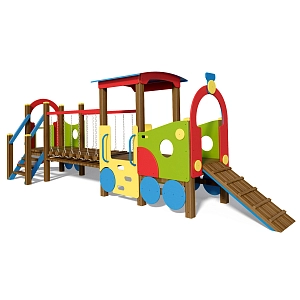 Locomotive with carriage TE503