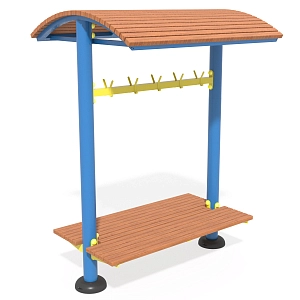 Bench with canopy SE130.1