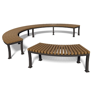 Curved bench (sector) LP012