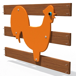 Fence Section Cockerel S764.23