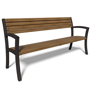 Bench Wave with backseat LP002