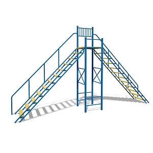 Slide with handrails BO006