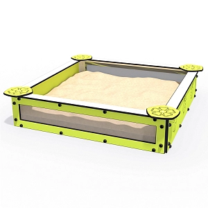 Sandbox 1,5 m with a window TE338.1