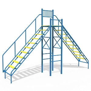 Slide with handrails BO006-2,5