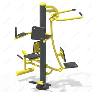 Lat Pull Down-Support for Abdominal Muscles-Hip Extension SE102-125-126
