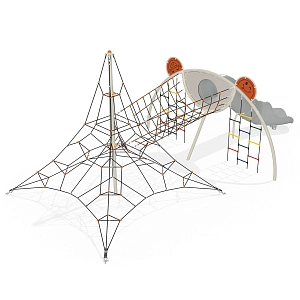 Playground complex with pyramid Interatletika Smile LK624-P