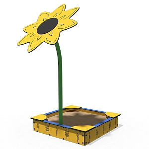 Sandbox Sunflower (with a metal pole) LK314.2