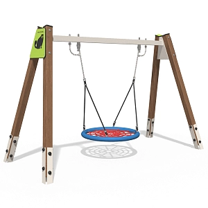 Swing Misto on wooden racks (bird nest) TE433