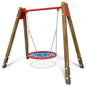 Swing Bird's nest (wooden posts frame only) TE412-RC